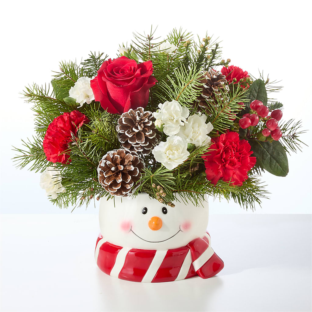 Jolly Snowman Bouquet –  Flowers Forever, Carlsbad CA
