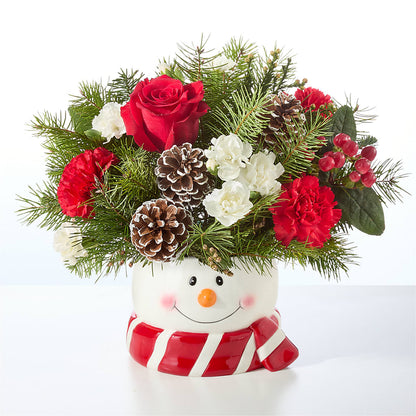 Jolly Snowman Bouquet –  Flowers Forever, Carlsbad CA