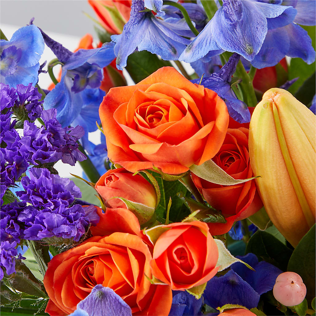 Radiant Citrus Box Bouquet –  Flowers Forever, Carlsbad CA