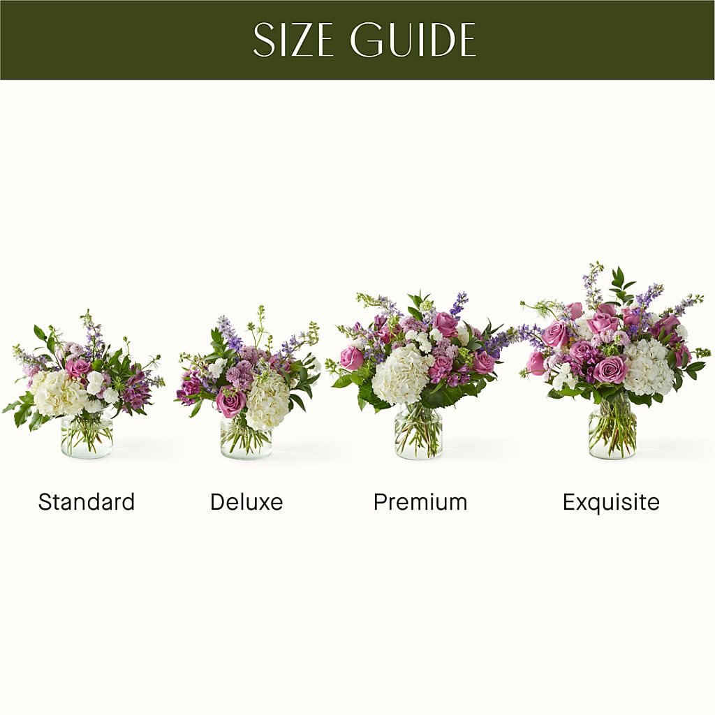 Violet Caress Bouquet –  Flowers Forever, Carlsbad CA