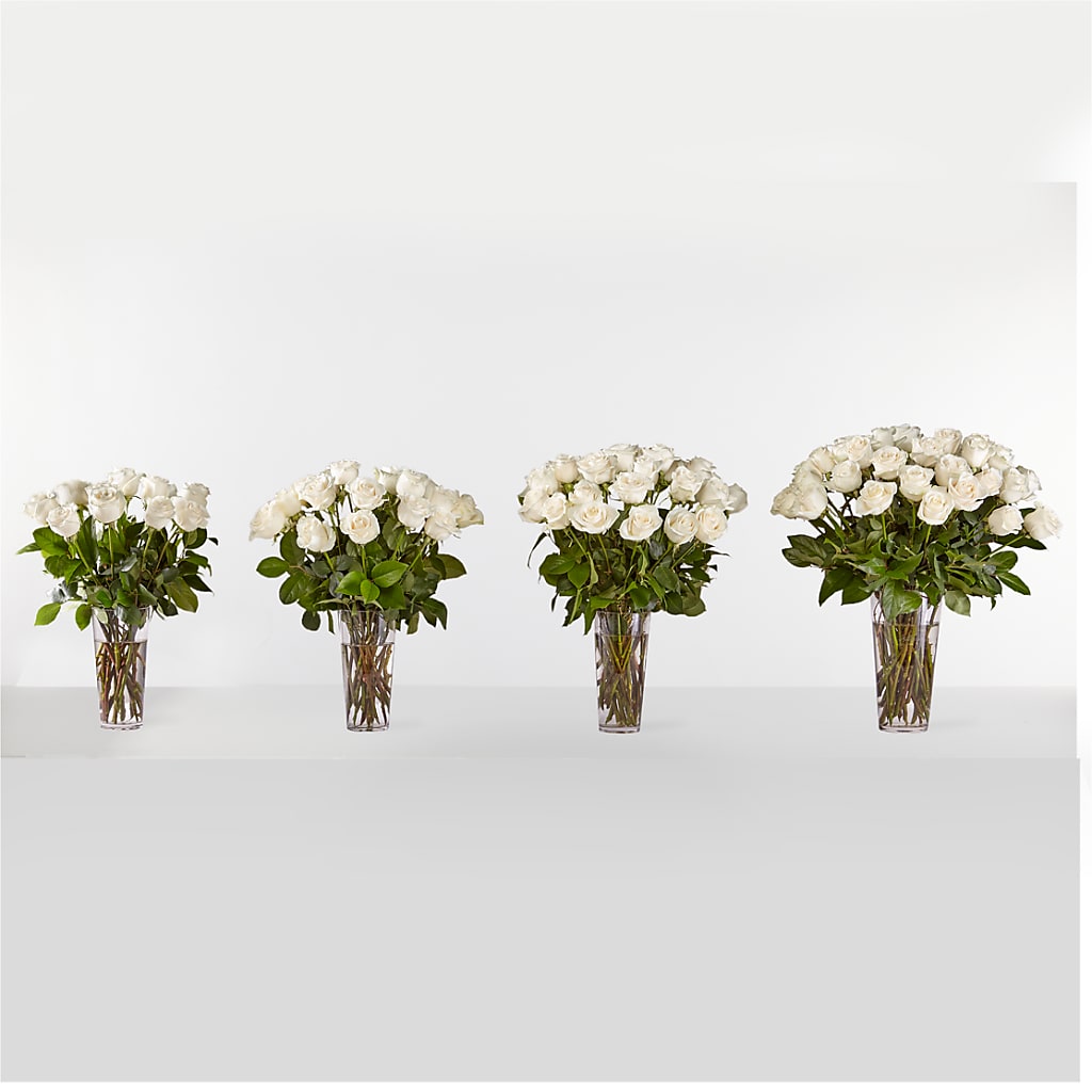 Long Stem White Rose Bouquet –  Flowers Forever, Carlsbad CA