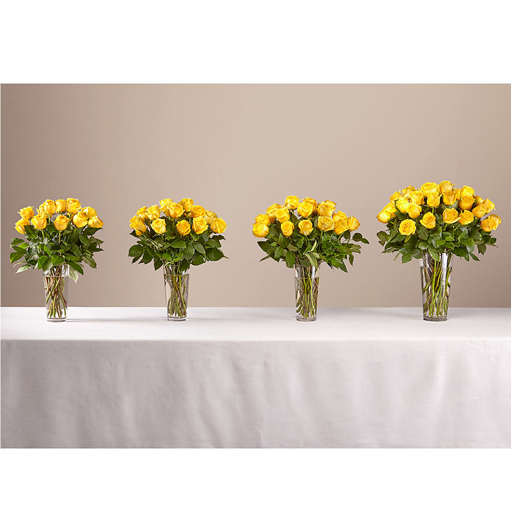 Long Stem Yellow Rose Bouquet –  Flowers Forever, Carlsbad CA