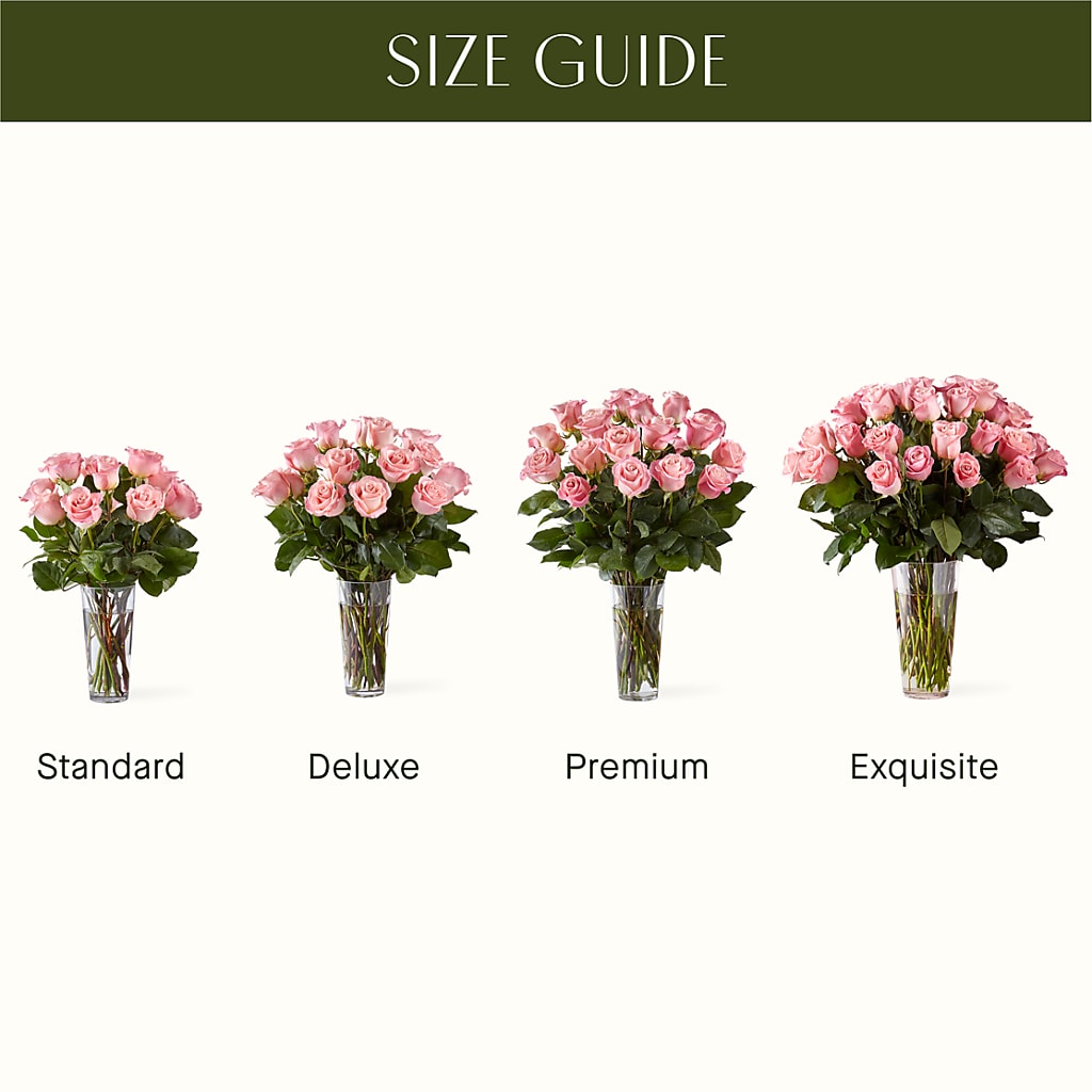 Long Stem Pink Rose Bouquet –  Flowers Forever, Carlsbad CA