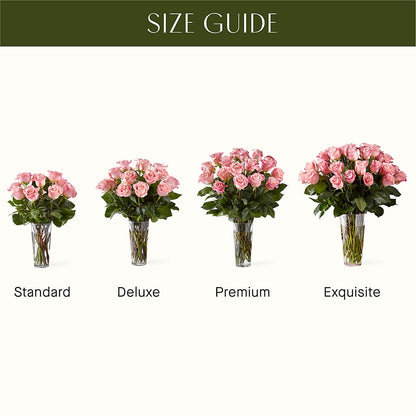 Long Stem Pink Rose Bouquet –  Flowers Forever, Carlsbad CA
