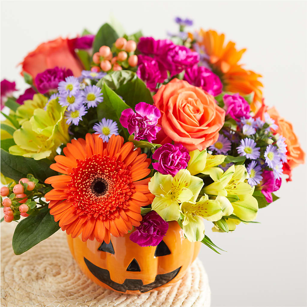Tricks & Treats Pumpkin –  Flowers Forever, Carlsbad CA