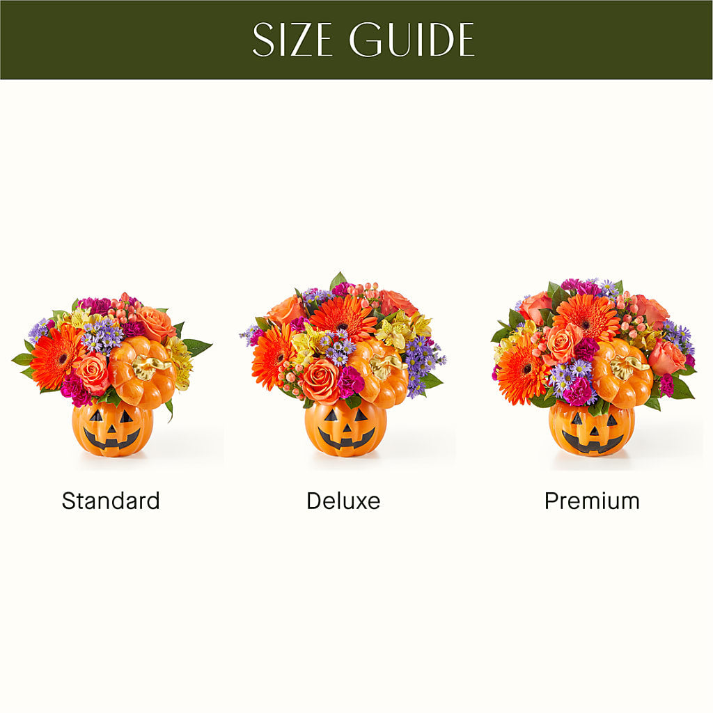 Tricks & Treats Pumpkin –  Flowers Forever, Carlsbad CA