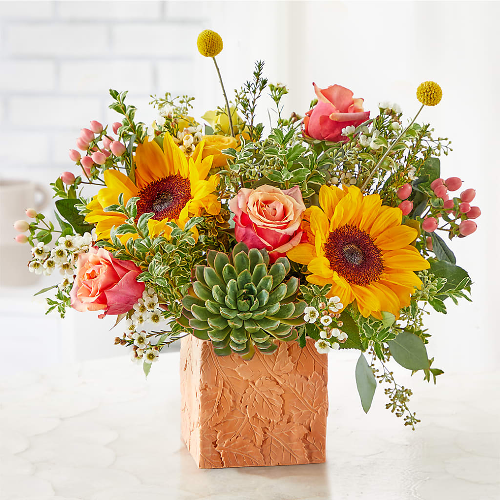 Sunflower Season Bouquet –  Flowers Forever, Carlsbad CA