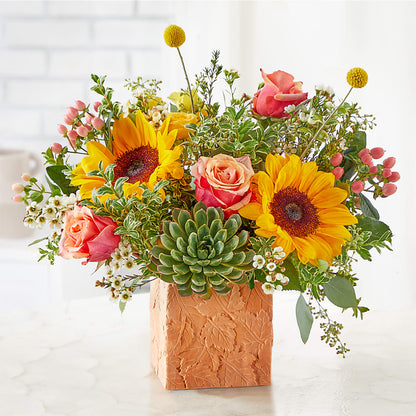 Sunflower Season Bouquet –  Flowers Forever, Carlsbad CA