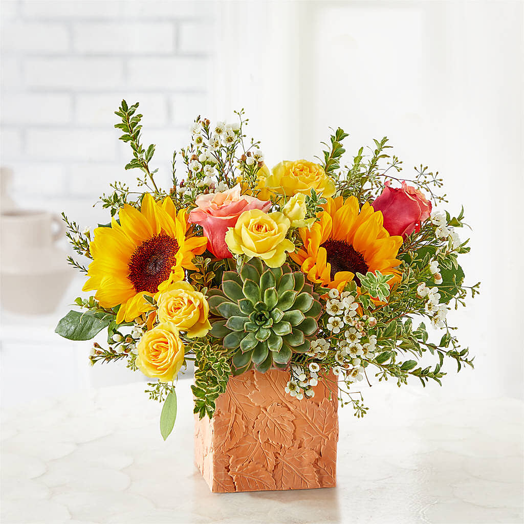 Sunflower Season Bouquet –  Flowers Forever, Carlsbad CA
