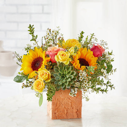 Sunflower Season Bouquet –  Flowers Forever, Carlsbad CA
