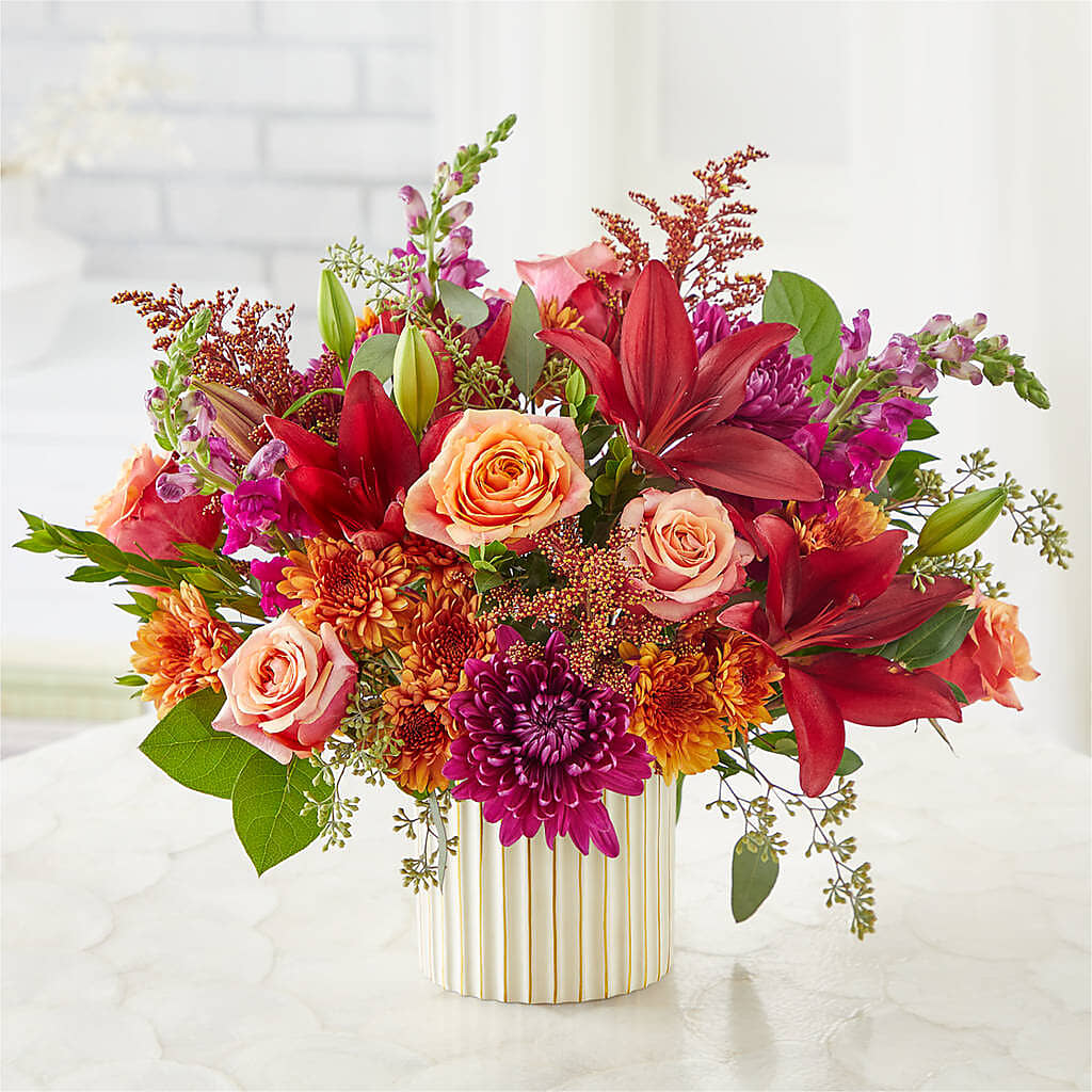 Burgundy Landscape Bouquet –  Flowers Forever, Carlsbad CA