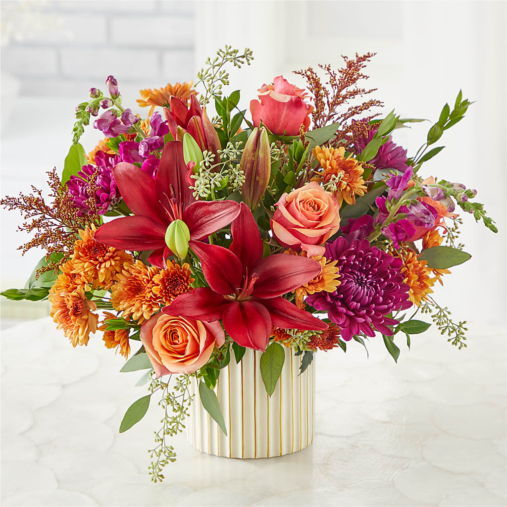 Burgundy Landscape Bouquet –  Flowers Forever, Carlsbad CA