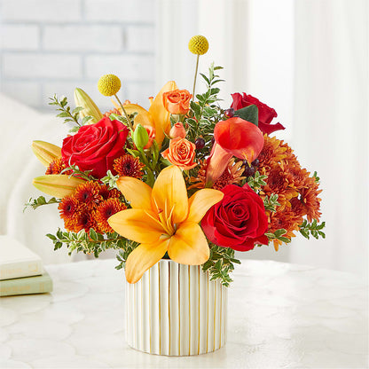 Scarlet Skies Bouquet –  Flowers Forever, Carlsbad CA