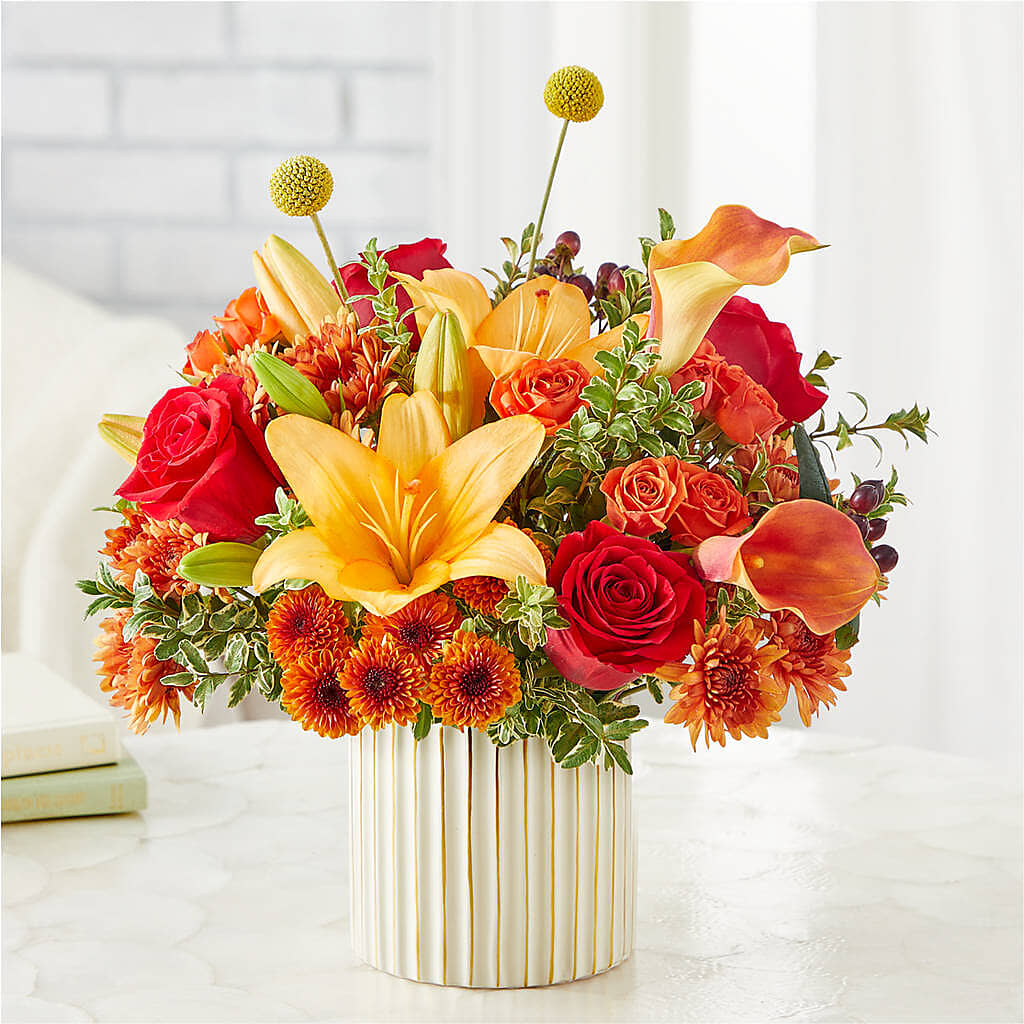 Scarlet Skies Bouquet –  Flowers Forever, Carlsbad CA