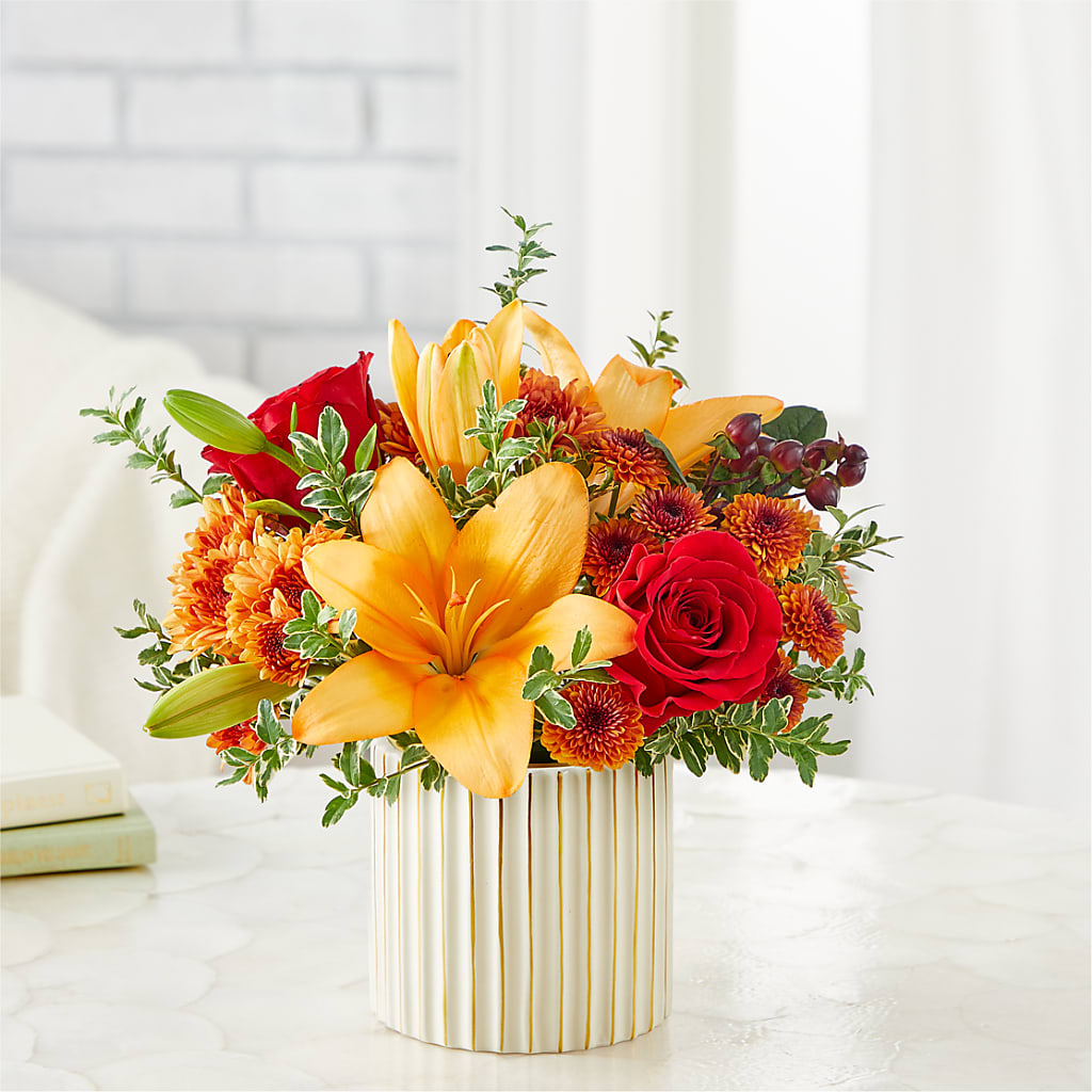 Scarlet Skies Bouquet –  Flowers Forever, Carlsbad CA