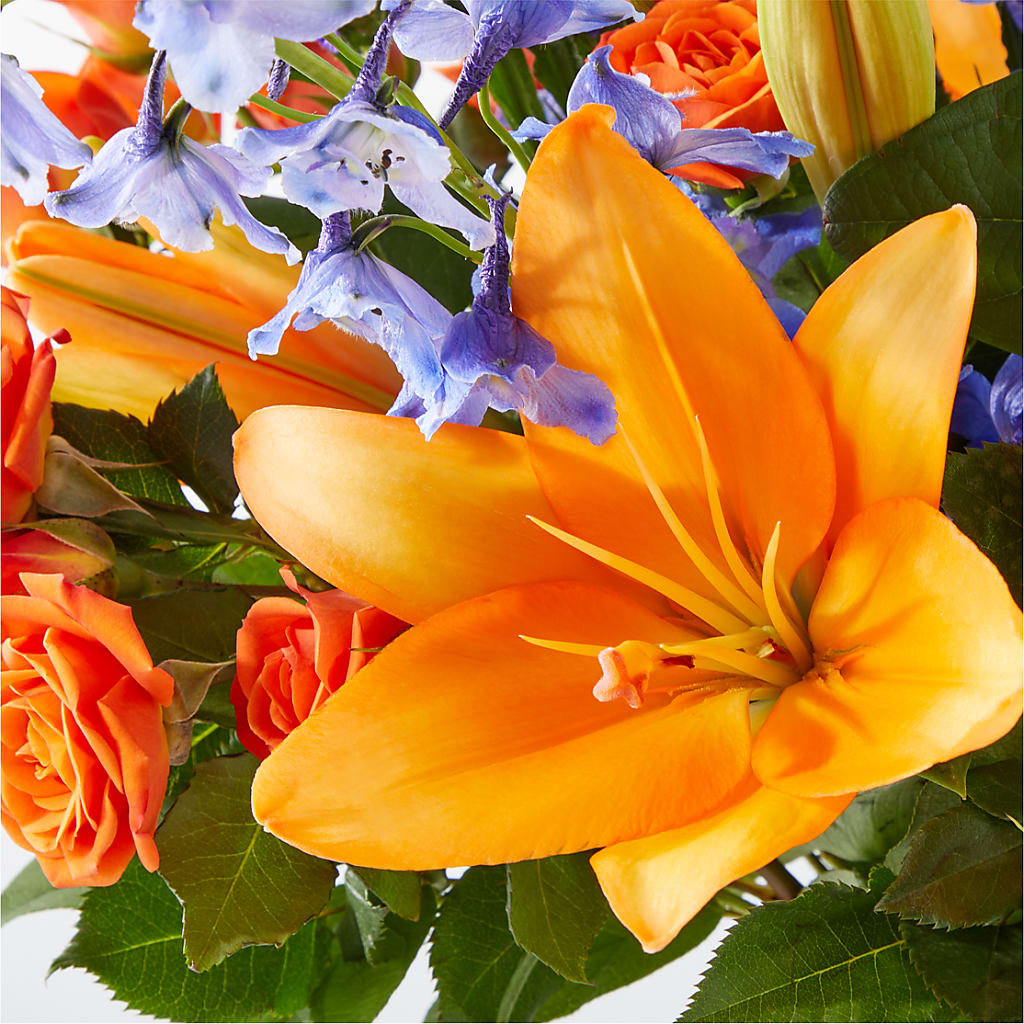 Radiant Citrus Bouquet –  Flowers Forever, Carlsbad CA