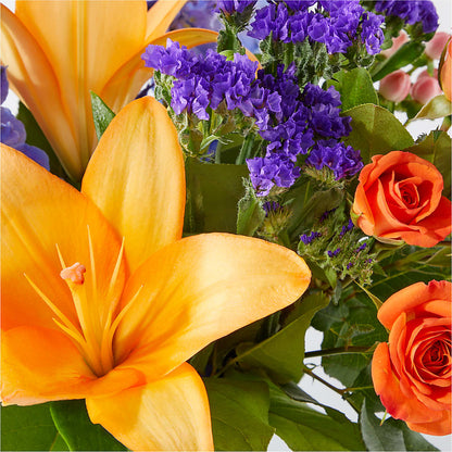 Radiant Citrus Bouquet –  Flowers Forever, Carlsbad CA