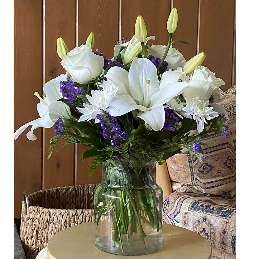Beyond Blue Bouquet –  Flowers Forever, Carlsbad CA