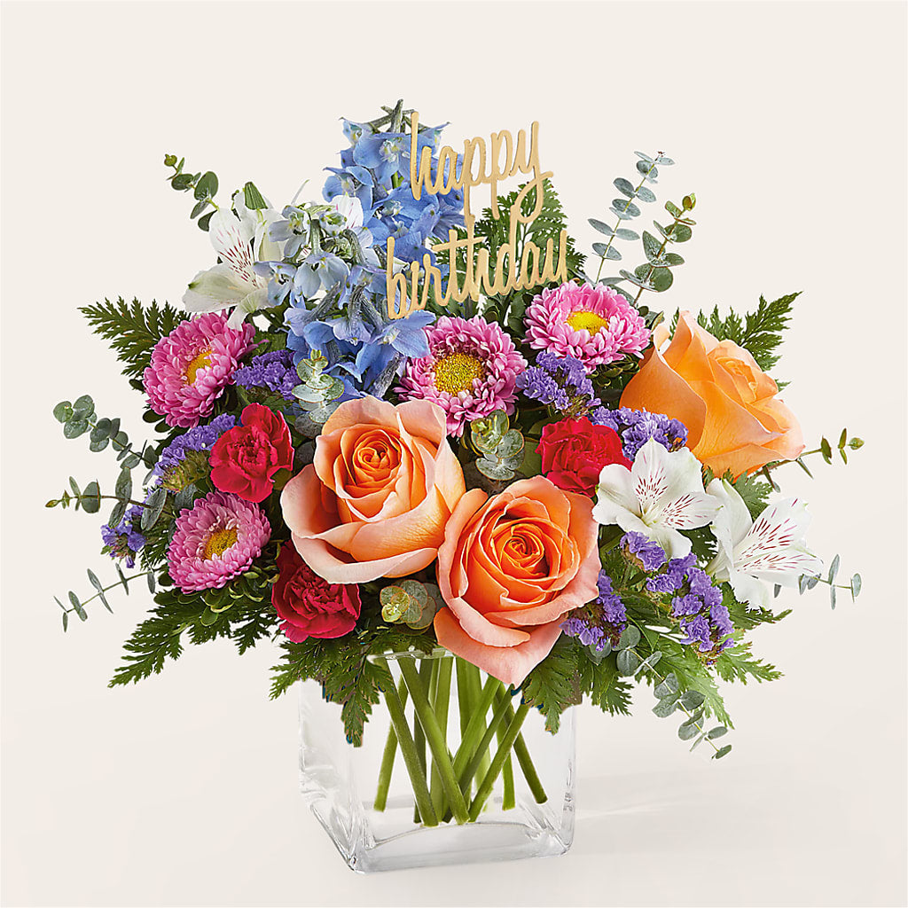 Birthday Bash Bouquet –  Flowers Forever, Carlsbad CA