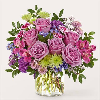 Glass Half Full Bouquet –  Flowers Forever, Carlsbad CA
