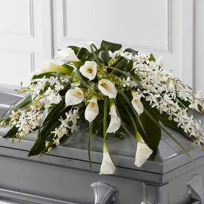 Angel Wings Casket Spray –  Flowers Forever, Carlsbad CA
