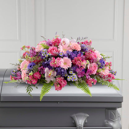 Glorious Garden Casket Spray –  Flowers Forever, Carlsbad CA
