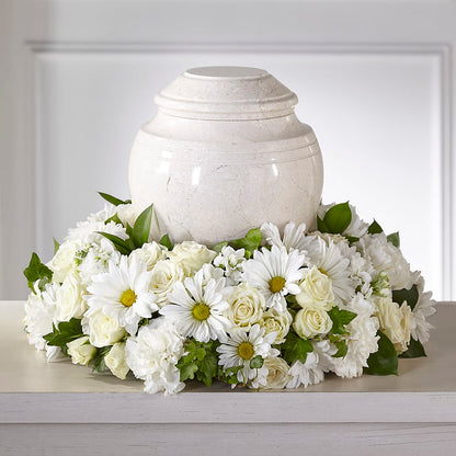 Ivory Gardens Cremation Adornment –  Flowers Forever, Carlsbad CA