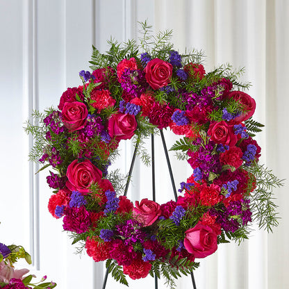 Calming Colors Wreath –  Flowers Forever, Carlsbad CA