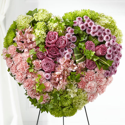 Heartwarming Standing Heart –  Flowers Forever, Carlsbad CA