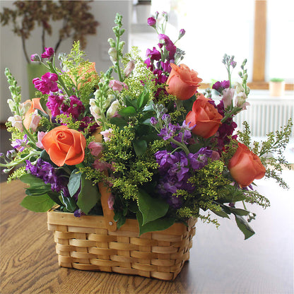Garden of Life Basket –  Flowers Forever, Carlsbad CA