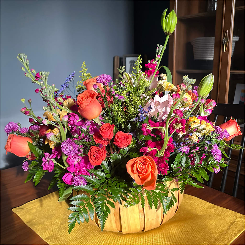Garden of Life Basket –  Flowers Forever, Carlsbad CA