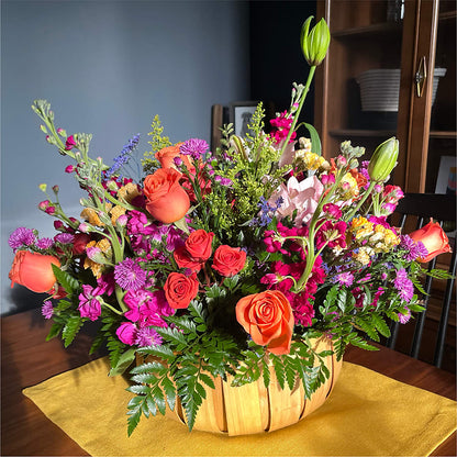 Garden of Life Basket –  Flowers Forever, Carlsbad CA