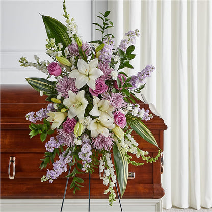 Grateful Hearts Standing Spray –  Flowers Forever, Carlsbad CA