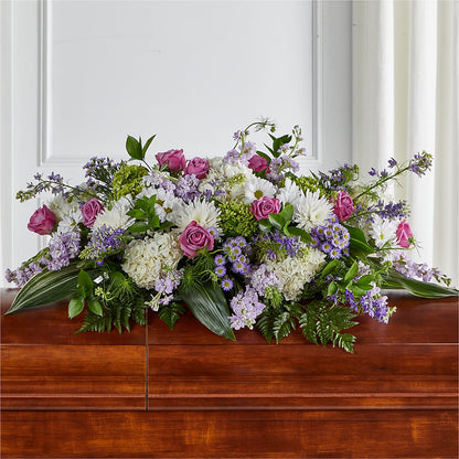 Meadows of Serenity Casket Spray –  Flowers Forever, Carlsbad CA