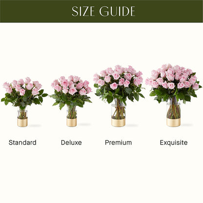 Picture Perfect Pink Rose Bouquet –  Flowers Forever, Carlsbad CA
