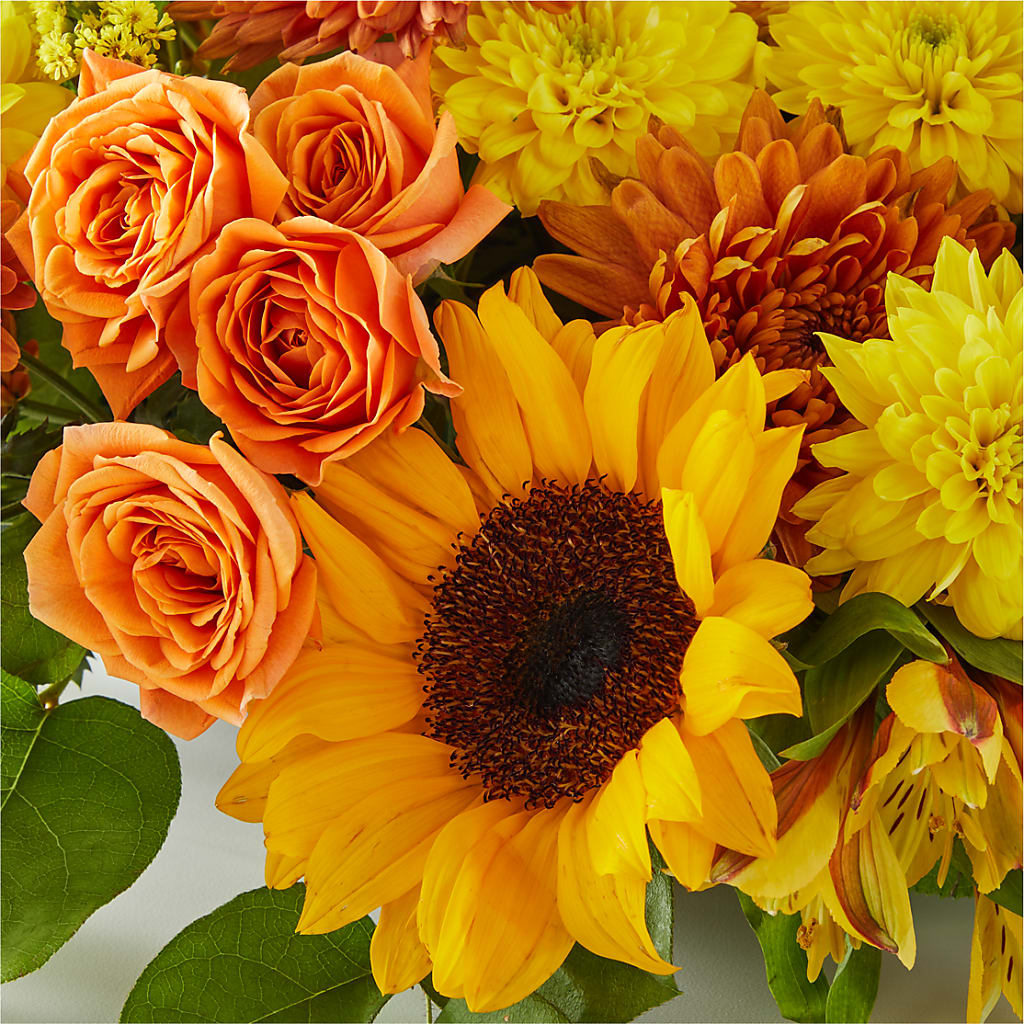 Autumn Harmony Centerpiece –  Flowers Forever, Carlsbad CA