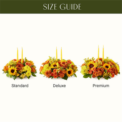 Autumn Harmony Centerpiece –  Flowers Forever, Carlsbad CA