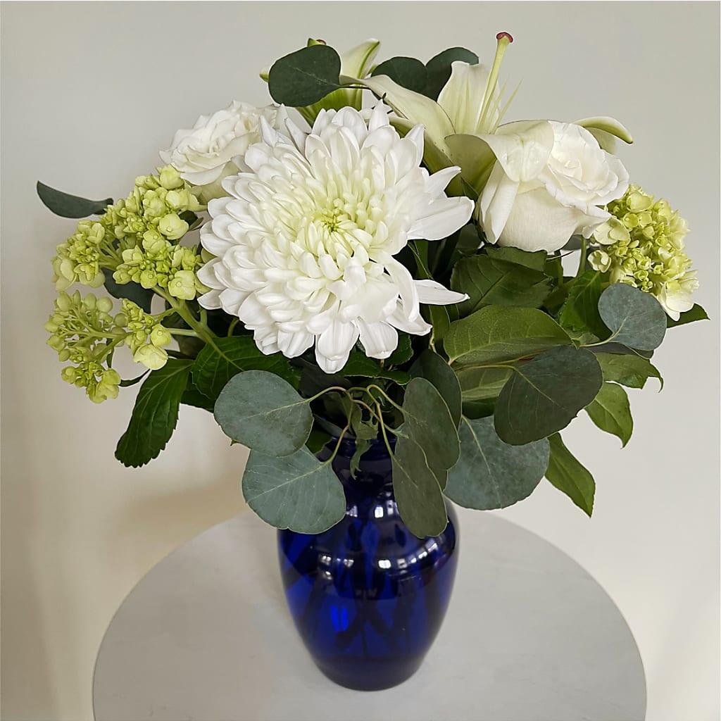 Snowy Dreams Bouquet –  Flowers Forever, Carlsbad CA