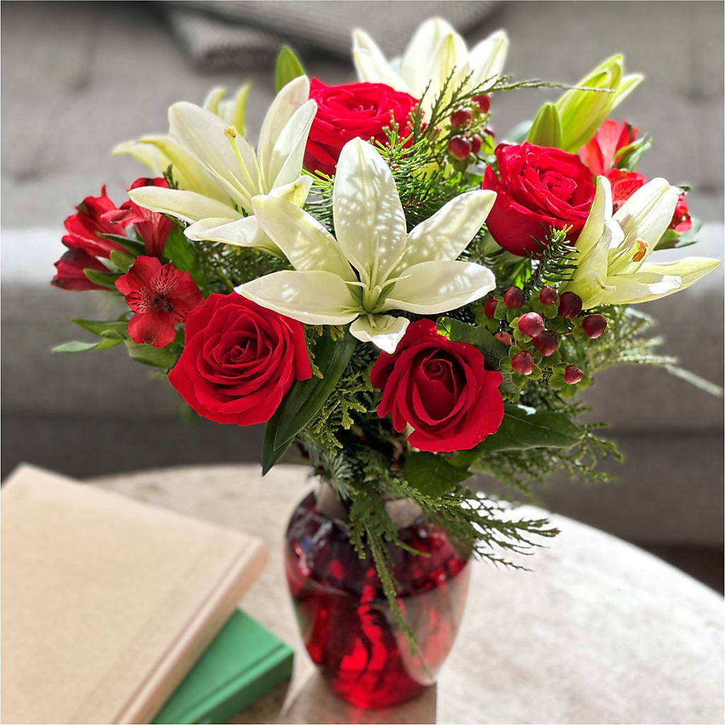 Evergreen Delight Bouquet –  Flowers Forever, Carlsbad CA
