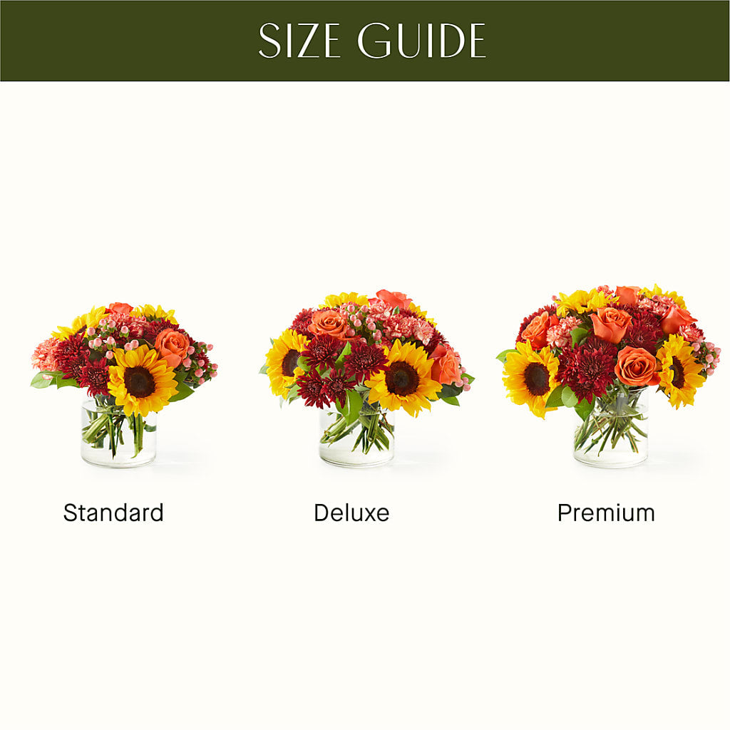 September Sunset Bouquet –  Flowers Forever, Carlsbad CA