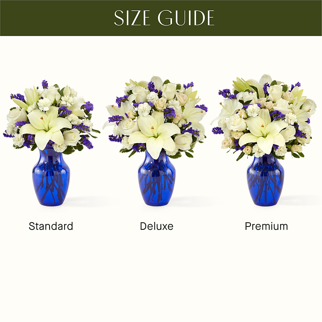 Sapphire Rush Bouquet –  Flowers Forever, Carlsbad CA