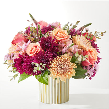 Berry Cobbler Bouquet with Ivory Vase –  Flowers Forever, Carlsbad CA