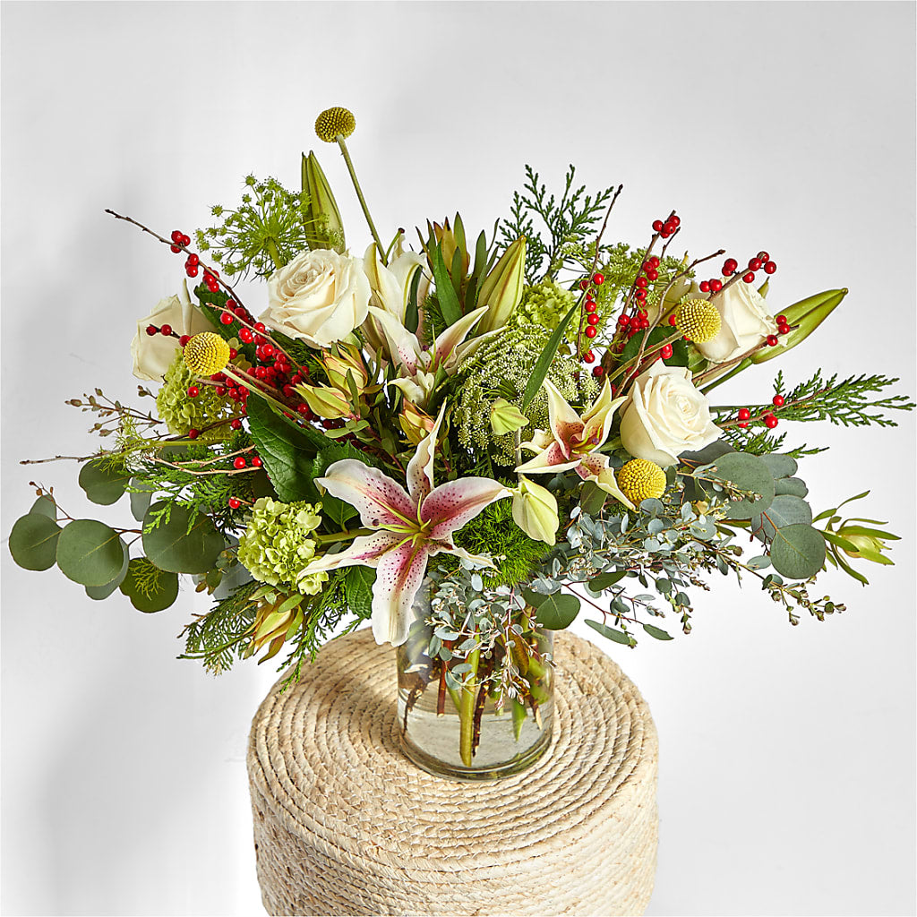 Berry & Bright Bouquet –  Flowers Forever, Carlsbad CA