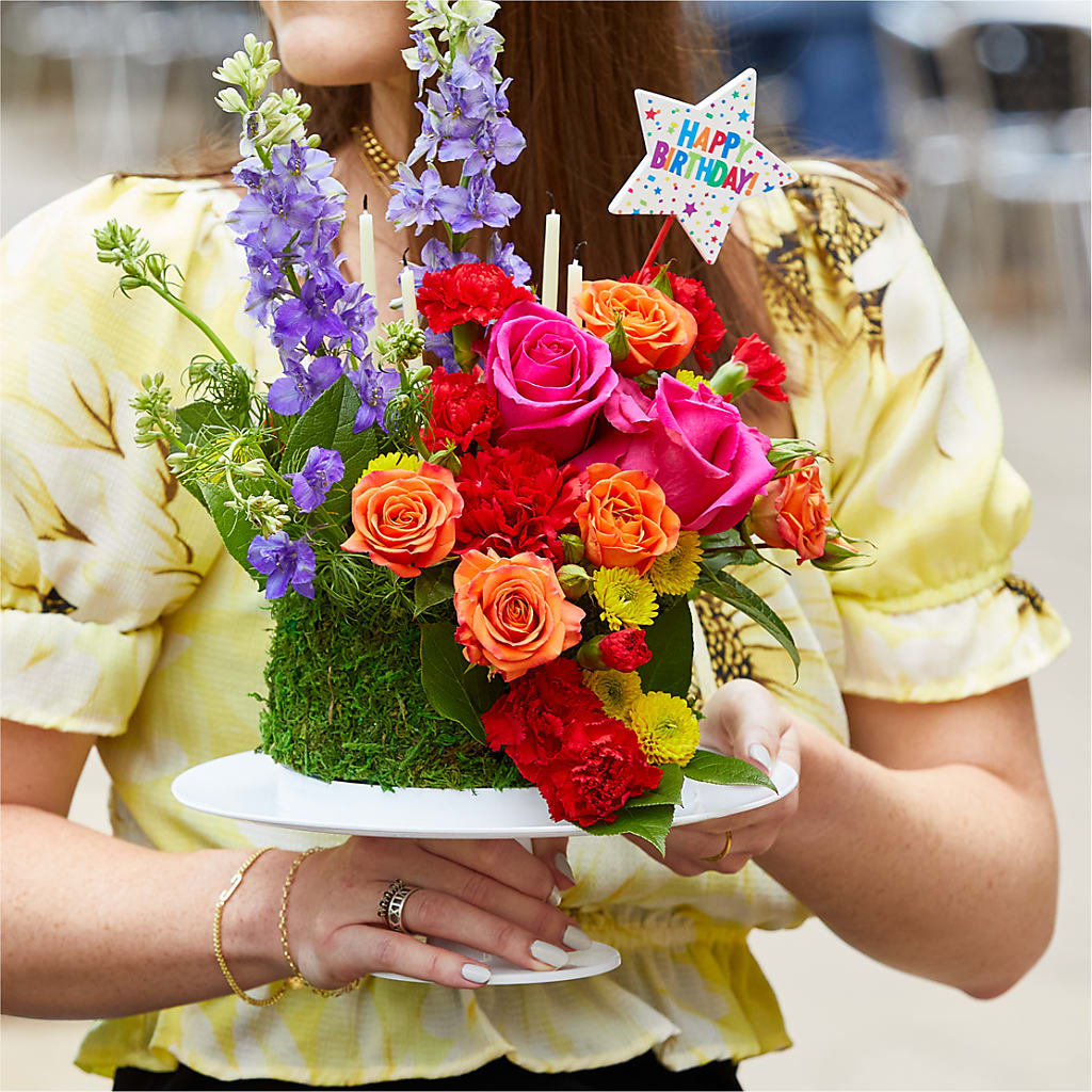 Best Year Yet Floral Cake –  Flowers Forever, Carlsbad CA