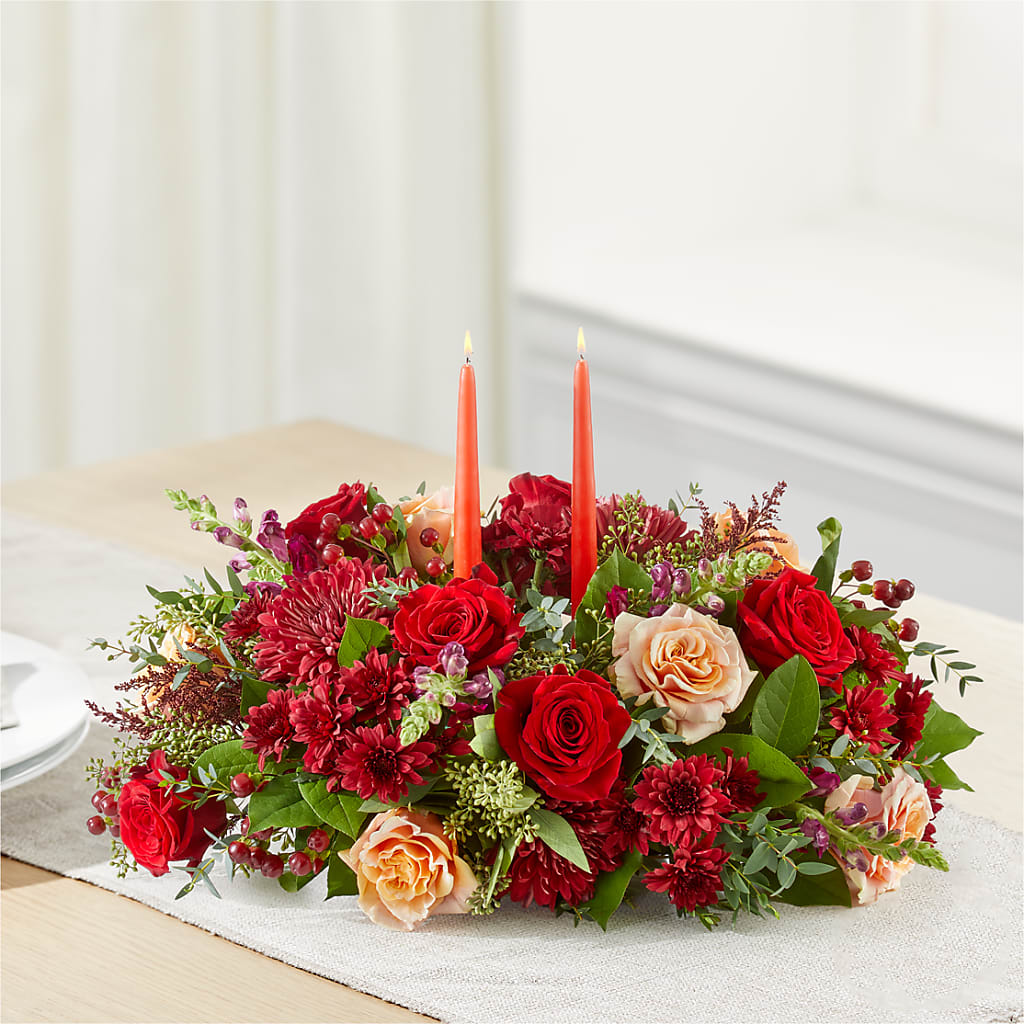 Most Thankful Centerpiece –  Flowers Forever, Carlsbad CA