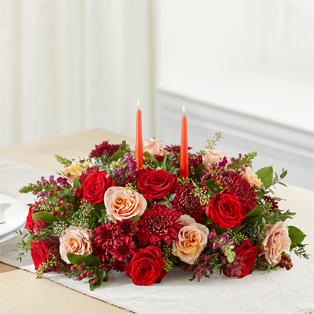 Most Thankful Centerpiece –  Flowers Forever, Carlsbad CA