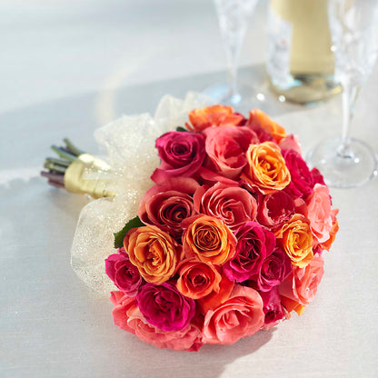 Sweet Roses Bouquet –  Flowers Forever, Carlsbad CA