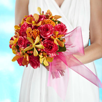 Brilliant Shades of Love Bouquet –  Flowers Forever, Carlsbad CA