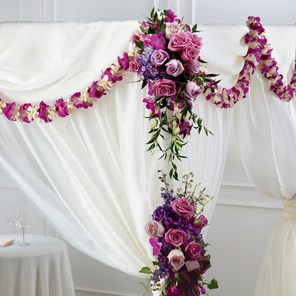 Color & Light Chuppah Decor –  Flowers Forever, Carlsbad CA