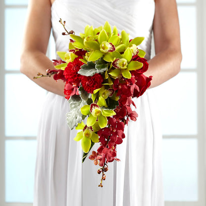 Elegant Orchid Bouquet –  Flowers Forever, Carlsbad CA